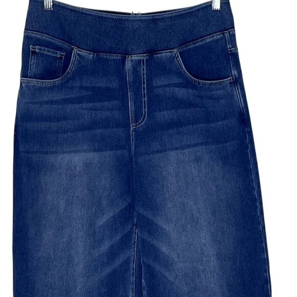 HALARA‎ FLEX DENIM WIDE LEG SIZE L NWT - Picture 3 of 9